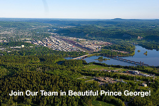 Aerial Photo of Prince George, BC